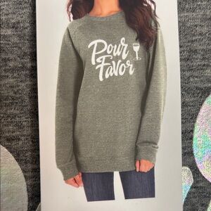 NWT Wildfox Pour Favor Large Sweatshirt